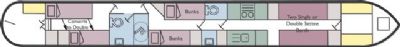 Boat plan for Brecon at Adventure Fleet - Braunston