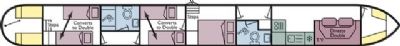 Boat plan for Aldermaston Warbler at Aldermaston Wharf