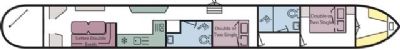 Boat plan for Alvechurch Eagle at Alvechurch Marina