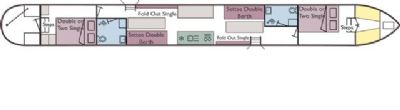 Boat plan for Alvechurch Owl at Alvechurch Marina