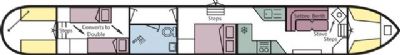 Boat plan for Alvechurch Plover at Alvechurch Marina