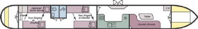 Boat plan for Measham at Ashby Boats