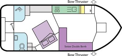 Boat plan for Brinks Encore at Barnes Brinkcraft