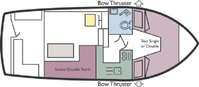 Boat plan for Brinks Omega at Barnes Brinkcraft