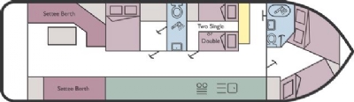 Boat plan for Brinks Romany 1 at Barnes Brinkcraft