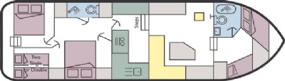 Boat plan for Brinks Romany 2 at Barnes Brinkcraft