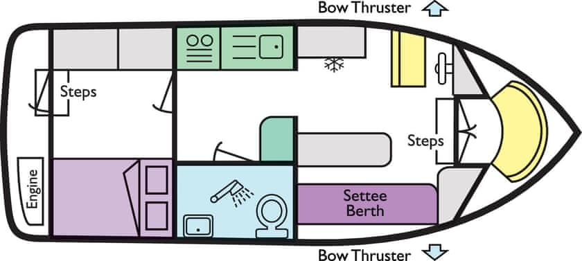 Boat plan for Royall Velvet 3 at Barnes Brinkcraft