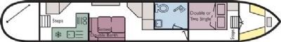 Boat plan for Blackwater Grebe at Blackwater Meadow Marina