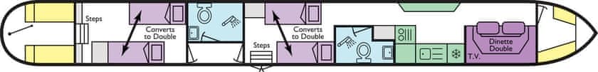 Boat plan for Blackwater Lark at Blackwater Meadow Marina