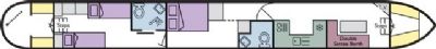 Boat plan for Deanbrook at Brook Line Narrowboats