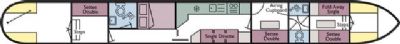 Boat plan for Hadleybrook at Brook Line Narrowboats