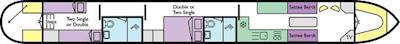 Boat plan for Cassiopeia at Bunbury