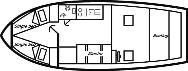 Boat plan for Evette at Bygone Boating