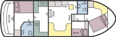 Boat plan for Caversham Emperor at Caversham Boat Services - Reading