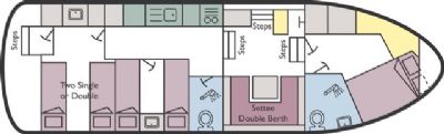 Boat plan for Caversham Marquis at Caversham Boat Services - Reading