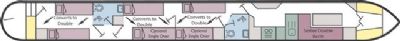 Boat plan for Weaver Valley at Coventry Canal Basin