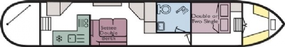 Boat plan for Gailey Grebe at Gailey Wharf