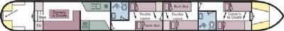 Boat plan for Broughton at Heyford Wharf