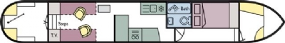 Boat plan for Windsor at Heyford Wharf