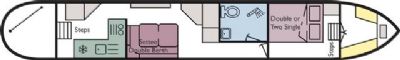 Boat plan for Wessex Grebe at Hilperton Marina