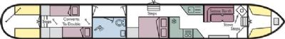 Boat plan for Wessex Heron at Hilperton Marina