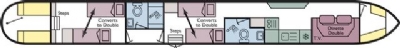 Boat plan for Wessex Lark at Hilperton Marina