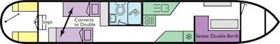 Boat plan for Wessex Weaver at Hilperton Marina