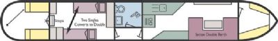 Boat plan for Wessex Wren at Hilperton Marina