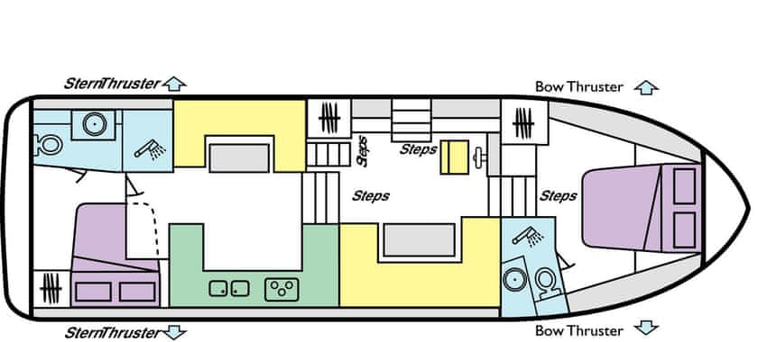 Boat plan for Cover Girl at NYA Private Charter