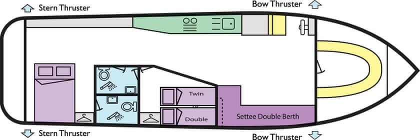 Boat plan for Crystal Horizon P at Richardson’s Cruisers