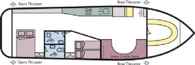 Boat plan for Crystal Horizon at Richardson’s Cruisers