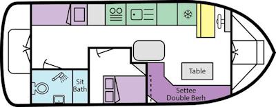 Boat plan for Moon Adventure at Richardson’s Cruisers