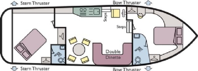 Boat plan for Moon Discovery at Richardson’s Cruisers