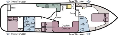 Boat plan for Moonraker at Richardson’s Cruisers