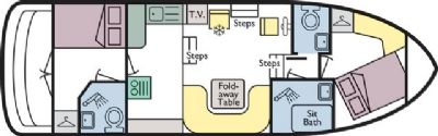 Boat plan for Sunlit Horizon at Richardson’s Cruisers