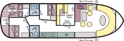 Boat plan for Swan Rapide at Richardson’s Cruisers