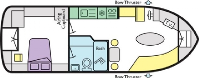 Boat plan for Swan Rapture at Richardson’s Cruisers