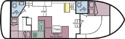 Boat plan for Tropic Horizon at Richardson’s Cruisers