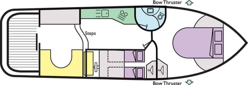 Boat plan for Far Horizon H at Richardson’s Horning Marina