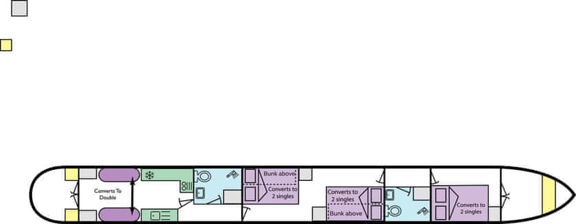 Boat plan for Tara at Sally Narrowboats