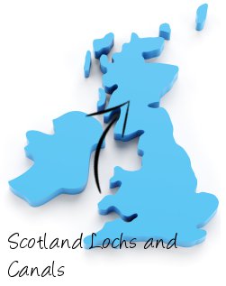 Scotland Lochs and Canals on map