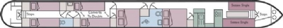 Boat plan for Tardebigge Derwent at Tardebigge Marina