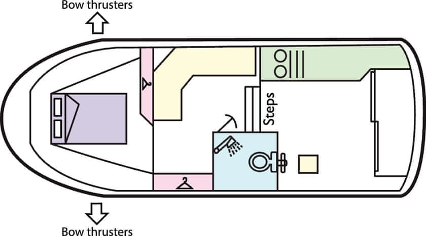 Boat plan for Waveney Pegasus at Waveney River Centre