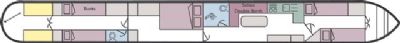 Boat plan for Buttermilk at Wootton Wawen