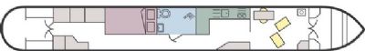 Boat plan for Golden Finch at Wootton Wawen