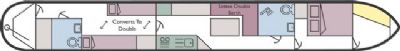 Boat plan for Medway at Worcester Marina